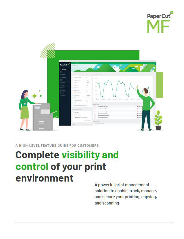 Kyocera Software Cost Control And Security Papercut Mf Brochure Thumb, MBM Business Systems, Kyocera, Copystar, HP, KIP, New York, New Jersey, Connecticut, NY, NJ, CT,PA, Dealer, Reseller, Copier, Printer, MFP