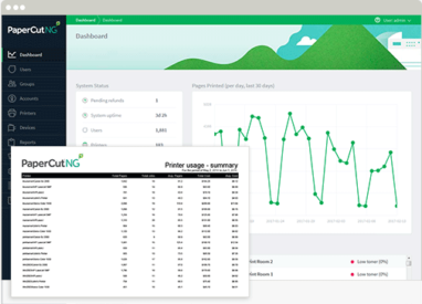 Admin Interface Reports, Papercut MF, MBM Business Systems, Kyocera, Copystar, HP, KIP, New York, New Jersey, Connecticut, NY, NJ, CT,PA, Dealer, Reseller, Copier, Printer, MFP